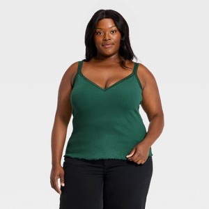 Women's Lace Trim Cami - Universal Thread™ - 1 of 3