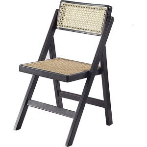 InterSpaceLiving- Ibiza Rattan Modern Folding Chair (1) - 1 of 3