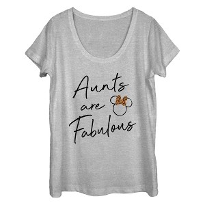 Women's Mickey & Friends Aunts Are Fabulous T-Shirt - 1 of 4