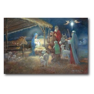 Courtside Market A Child Is Born 18x26 Gallery-Wrapped Canvas - 1 of 4