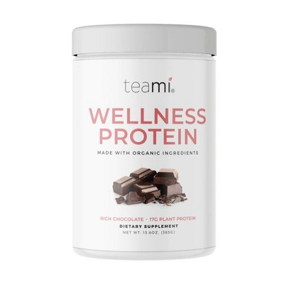 Teami Rich Chocolate Wellness Protein Dietary Supplement - 13.6oz