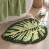 Chery Life Green Leaf Bath Rug For Bathroom, Soft And Absorbent Bath Mat, 31.5x19.7" - 3 of 4