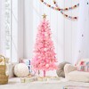 Best Choice Products Prelit Colored Christmas Tree, 4ft Artificial Tree Holiday Decor w/ LED Lights - 2 of 4