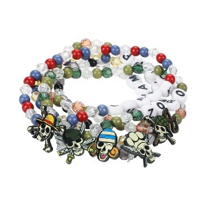 One Piece (Live Action) Sanji Nami Usopp Zoro Luffy Character Friendship Bracelets (Set of 5) - 1 of 4