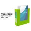 Staples Heavy Duty 2" 3-Ring View Binder Chartreuse (24687) 56321-CC/24687 - 2 of 4