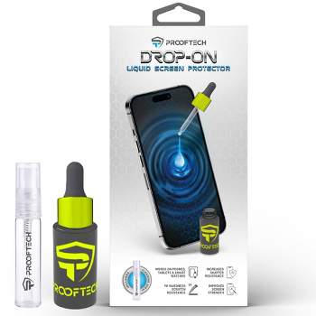 ProofTech DROP ON Liquid Glass Screen Protector Wipe On Nano Protection for All Devices