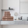 Modern Solid Classic Premium Luxury Cotton 6 Piece Bath, Face, and Hand Towel Set by Blue Nile Mills - 2 of 4