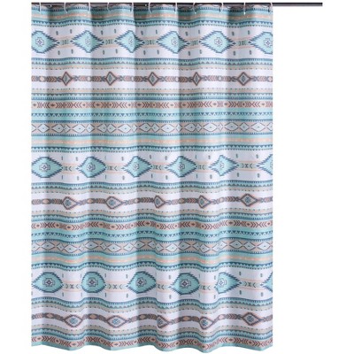 Barefoot Bungalow Bath Shower Curtain Phoenix -Turquoise 72x72