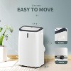 ZAFRO Portable Air Conditioners,14000 BTU Air Conditioner for Room Up to 700 Sq. Ft,3-in-1 Portable AC Unit,Cool & Dehumidifier & Fan ModesWhite - 2 of 4