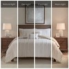 Sapphtopaz Comforter Set Embroidery Tufted Chenille Striped Printed Cotton Reversible Quilt Set 3 Piece 1 Quilt, 2 Pillow Shams - 4 of 4