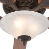 Yosemite Home Decor WHITNEY-ORB-2 52-Inch Ceiling Fan in Oil Rubbed Bronze Finish with 3 Light, Oil Rubbed Bronze 2 - 3 of 4