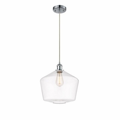 Cindyrella - 1 Light Cord Hung Mini Pendant In Industrial Style-13.5 Inches Tall and 12 Inches Wide