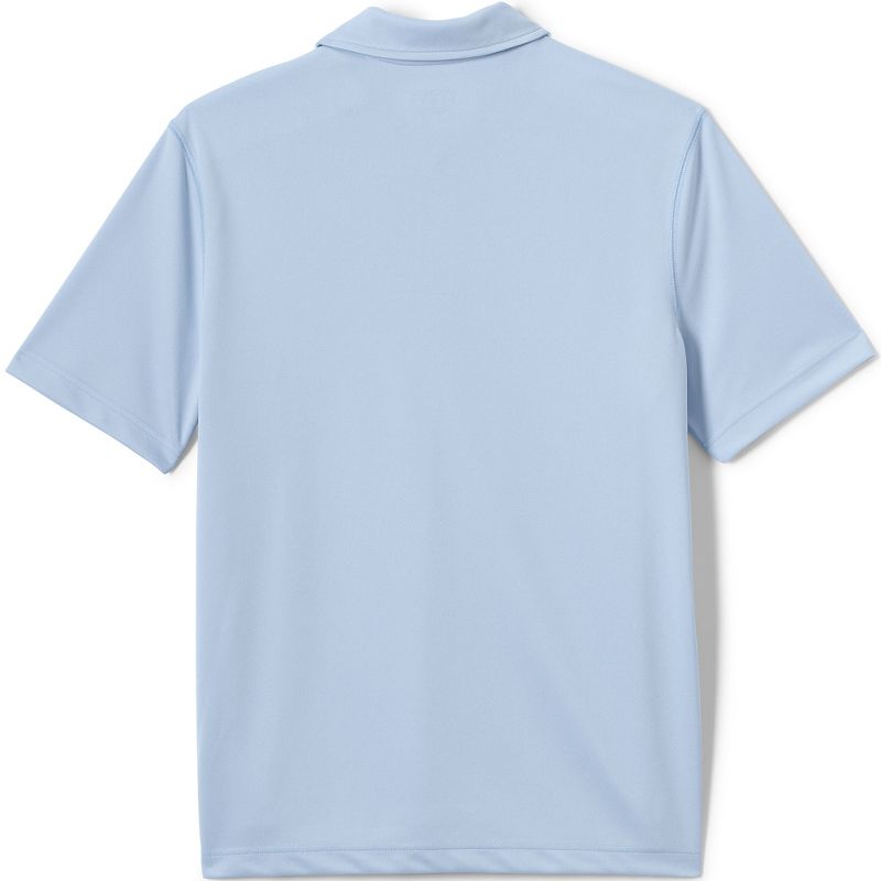 Lands' End Men's Short Sleeve Poly Pique Polo Shirt, 3 of 4