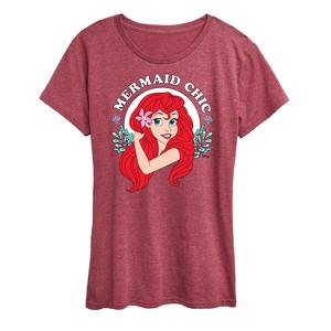 Women's - Disney - Ariel Short Sleeve Graphic T-Shirt - 1 of 4
