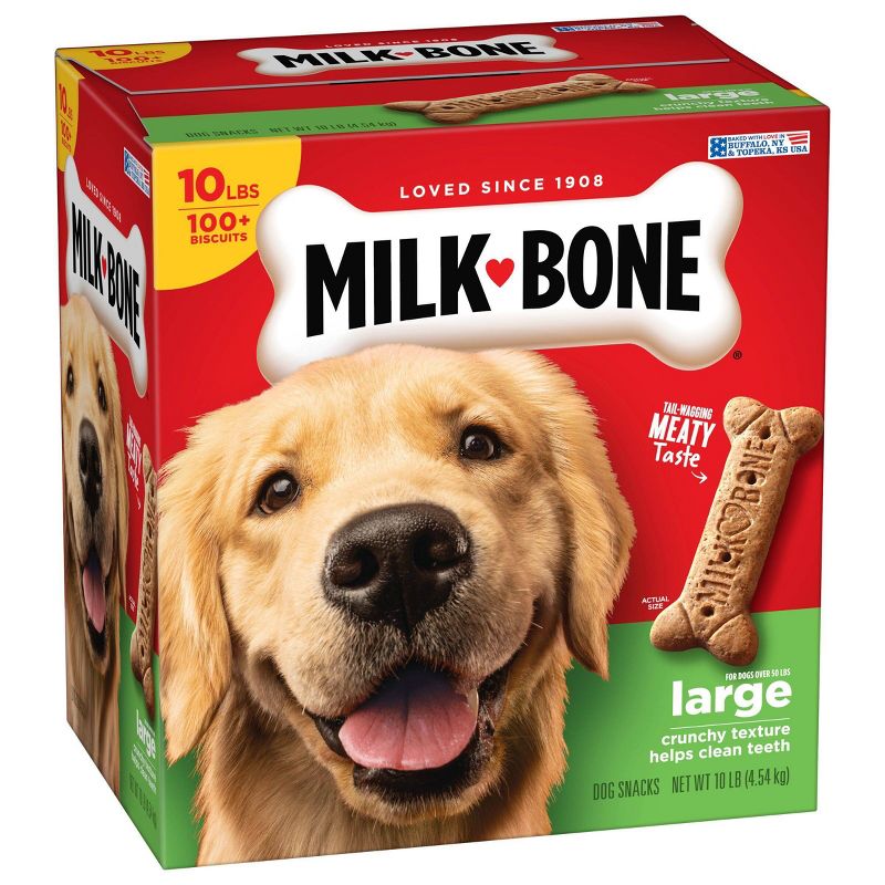 Milk-Bone Beef Biscuits Large Dog Treats, 5 of 10