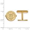 Black Bow Jewelry 14k Yellow Gold Plated Sterling Silver James Madison Dukes NCAA Cuff Links - 2 of 3