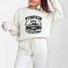 Simply Sage Market Pumpkin Spice Season Truck Distressed Lightweight Garment Dyed Sweatshirt - L - Ivory - 2 of 4