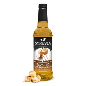Syruvia Toasted Marshmallow Syrup - 25.4 fl oz. Premium Flavoring Syrup For Coffee - 1 of 4