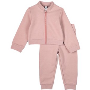 MiniMoi 2 Piece Kids Cotton Rich Full Zip Jacket and Pants Set - 1 of 3