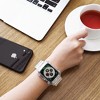 Insten Band and Case Compatible with Apple Watch 42mm 44mm Series 6/SE/5/4/3/2/1 - Crystal Strap with Rugged Bumper, Clear - 4 of 4