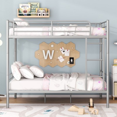 Whisen Metal Bunk Bed with Ladder
