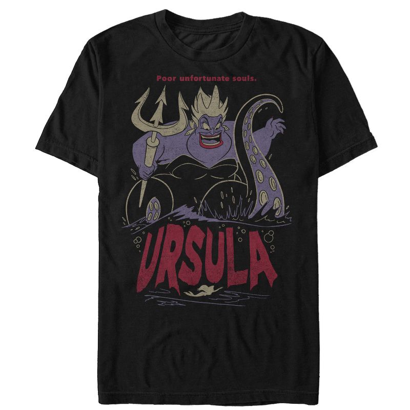 Men's The Little Mermaid Ursula Sea Witch T-Shirt, 1 of 5