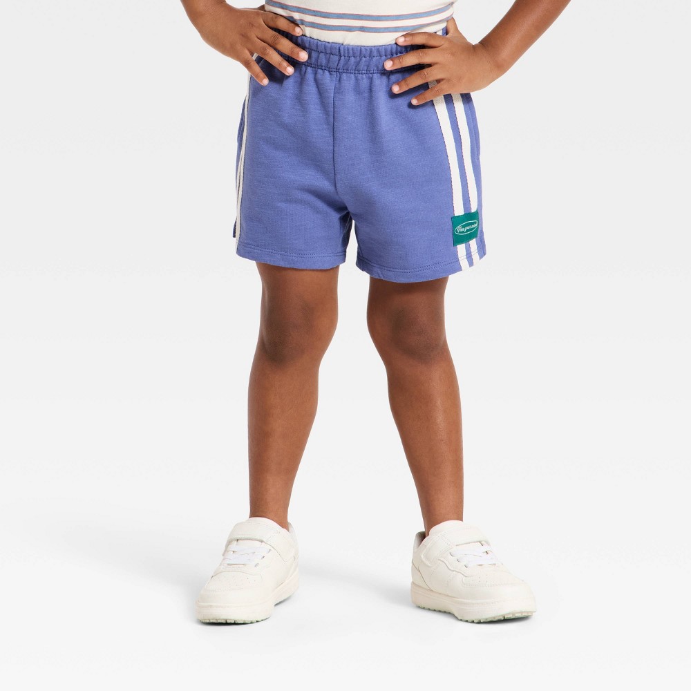 Grayson Mini Toddler Boys' French Terry Shorts - Blue 2T