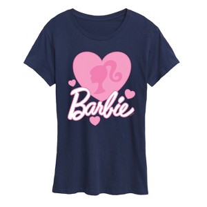 Women's - Barbie - Logo Love Hearts Short Sleeve Graphic T-Shirt - 1 of 4