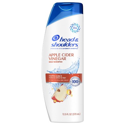 Head and Shoulders Dandruff Shampoo, Anti-Dandruff Treatment, Apple Cider Vinegar for Daily Use, Paraben Free, 12.5 oz