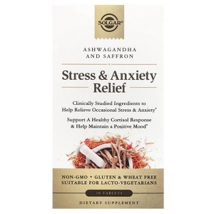 Solgar Stress & Anxiety Relief, 30 Tablets - 1 of 3