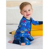 RuffleButts Gender Inclusive Viscose from Bamboo Baby Convertible One Piece Pajama - 4 of 4