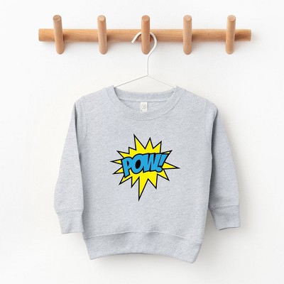 The Juniper Shop Comic Pow Toddler Graphic Sweatshirt
