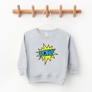 The Juniper Shop Comic Pow Toddler Graphic Sweatshirt - 1 of 2