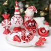 60pc Sweets and Candy Theme Christmas Ornament Bundle, Assorted Bauble off Candies, Ice Cream, Donut, and Glittery Round Balls| OrnamentallyYou - 2 of 4