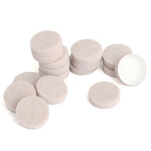 Topteng Felt Pads Beige: Furniture Floor Protectors, Anti-Scratch Chair Leg Pads - 1 of 4