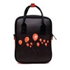 Horror Movies Vegan Leather Crossbody Backpack for Men and Women with Adjustable Strap, It Pennywise Smiling Face Applique - 3 of 4
