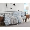 Queen Quilt Set, Soft Breathable Cotton Bedding, Reversible 3 - Piece with Pillowcases Grey - 3 of 4