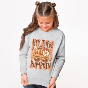 The Juniper Shop - Youth Graphic Sweatshirt - Hey There Pumpkin