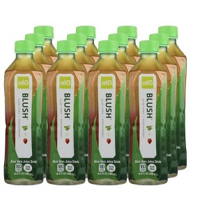 Alo Blush Aloe Vera + Strawberry Juice Drink - Case of 12/16.9 oz - 1 of 4
