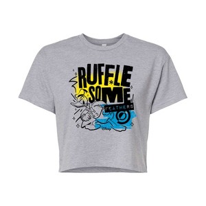 Women's - Disney - Ruffle Some Feathers Cropped Graphic T-Shirt - 1 of 4