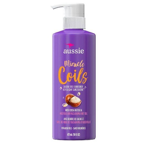 Aussie Miracle Coils Silicone-free Hydrating With Cocoa - Fl Oz : Target