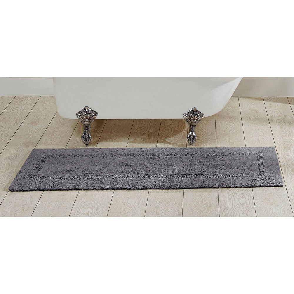 20inx60in Lux Collection Bath Rug Gray - Better Trends