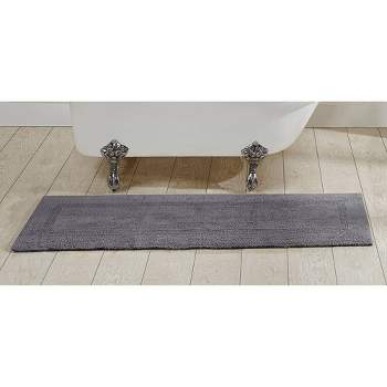 24x40 Hotel Collection Bath Rug White/Gray - Better Trends