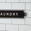 VIP Metal 18 in. Black Embossed Laundry Sign - 4 of 4