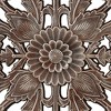 Distressed Carved Wood 2-piece Wall Decor Set - 3 of 4
