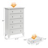 5 Drawer Dresser for Bedroom, 48" Tall Wood Dresser & Chests of Drawers with Deep Drawers - 2 of 4