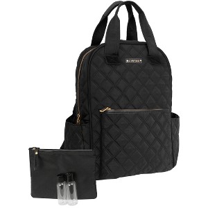 Joan & David Diamond Quilted Nylon 18 Inch Workbook Backpack - 1 of 4