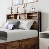 CAVINAS Twin Size Bed Frame, Metal Bed Frame with Storage Headboard & Charging Station, Noise Free - 4 of 4