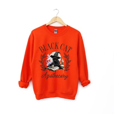 Simply Sage Market Women's Graphic Sweatshirt Black Cat Apothecary