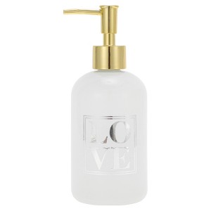 Unique Bargains Reusable Cylinder Letter Soap Dispenser 1 Pc - 1 of 4